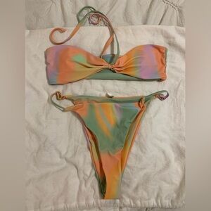 Tie dye bikini set